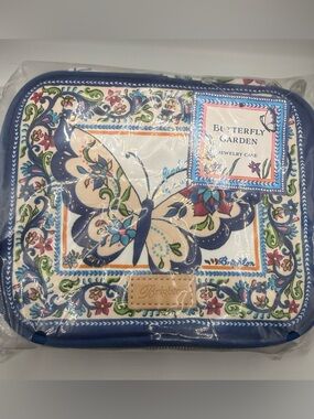 Brighton Butterfly Garden Jewelry Case Travel Organizer NWT Sealed
